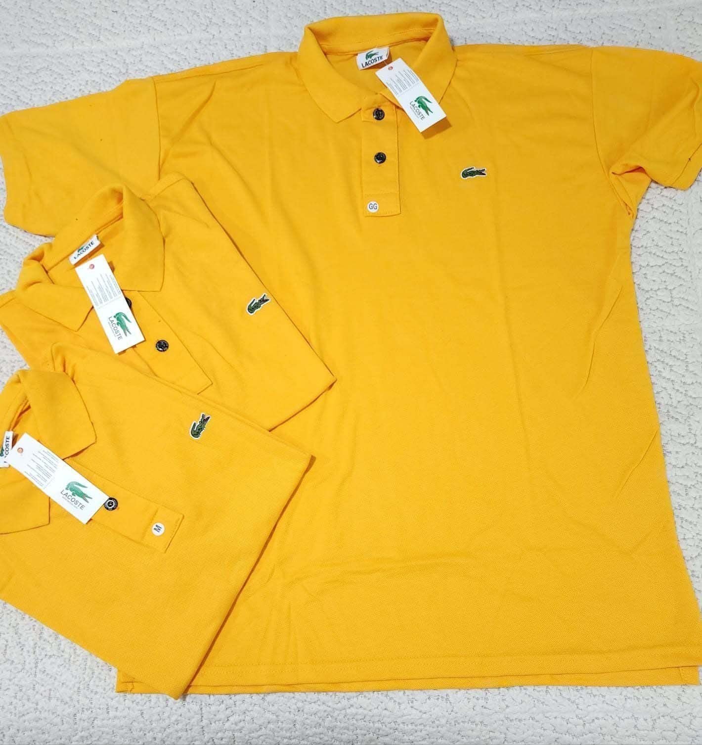 Camisa Gola Polo Lacoste Masculina Piquet Vermelho G