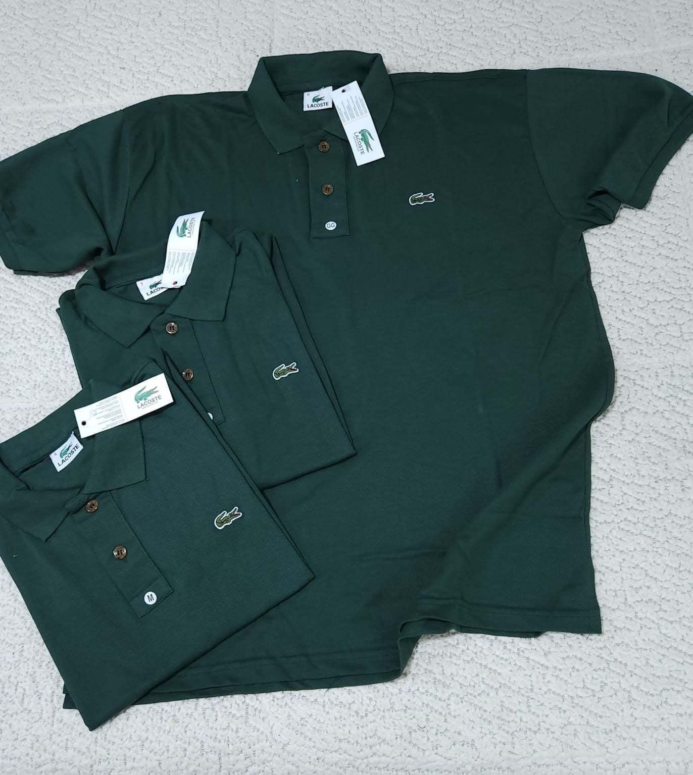 Camisa Gola Polo Lacoste Masculina Piquet Vermelho G