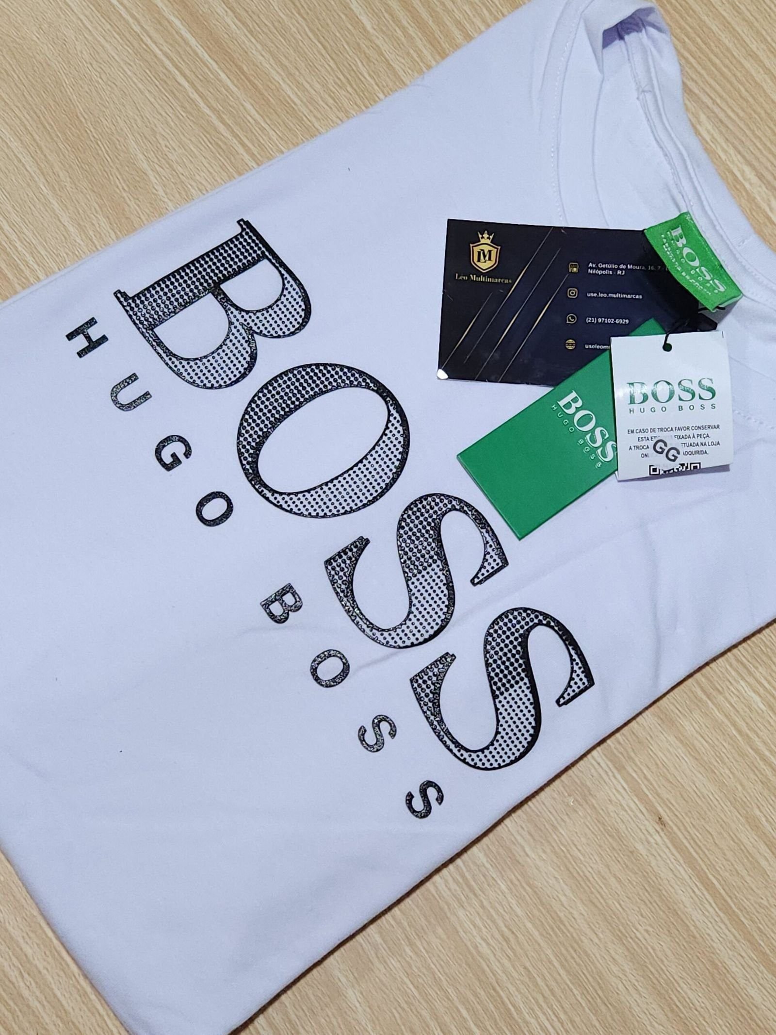 Camisa Hugo Boss GG Peruana 40.1 com Elastano Camisa Hugo Boss GG Peruana 40.1 com Elastano