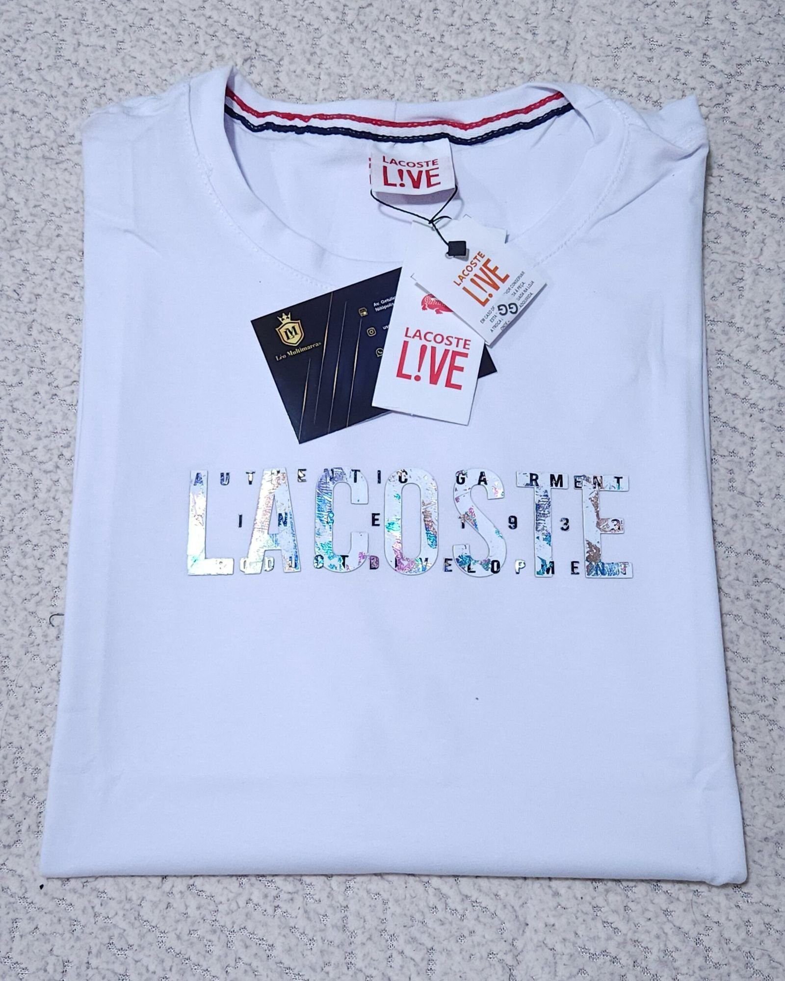 Camisa Lacoste GG Peruana 40.1 com Elastano Preta Camisa Lacoste GG Peruana 40.1 com Elastano Preta