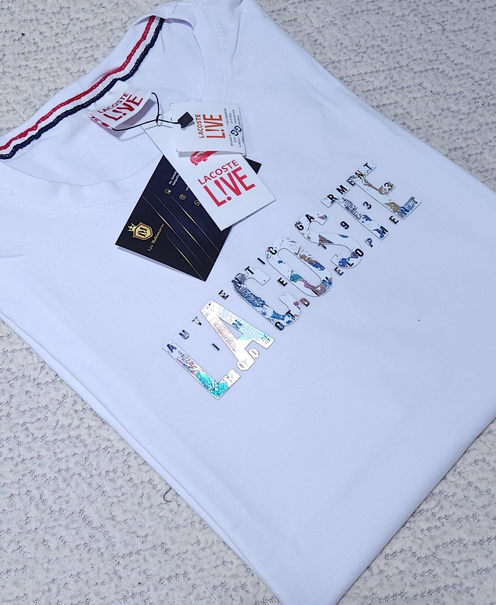 Camisa Lacoste GG Peruana 40.1 com Elastano Preta Camisa Lacoste GG Peruana 40.1 com Elastano Preta