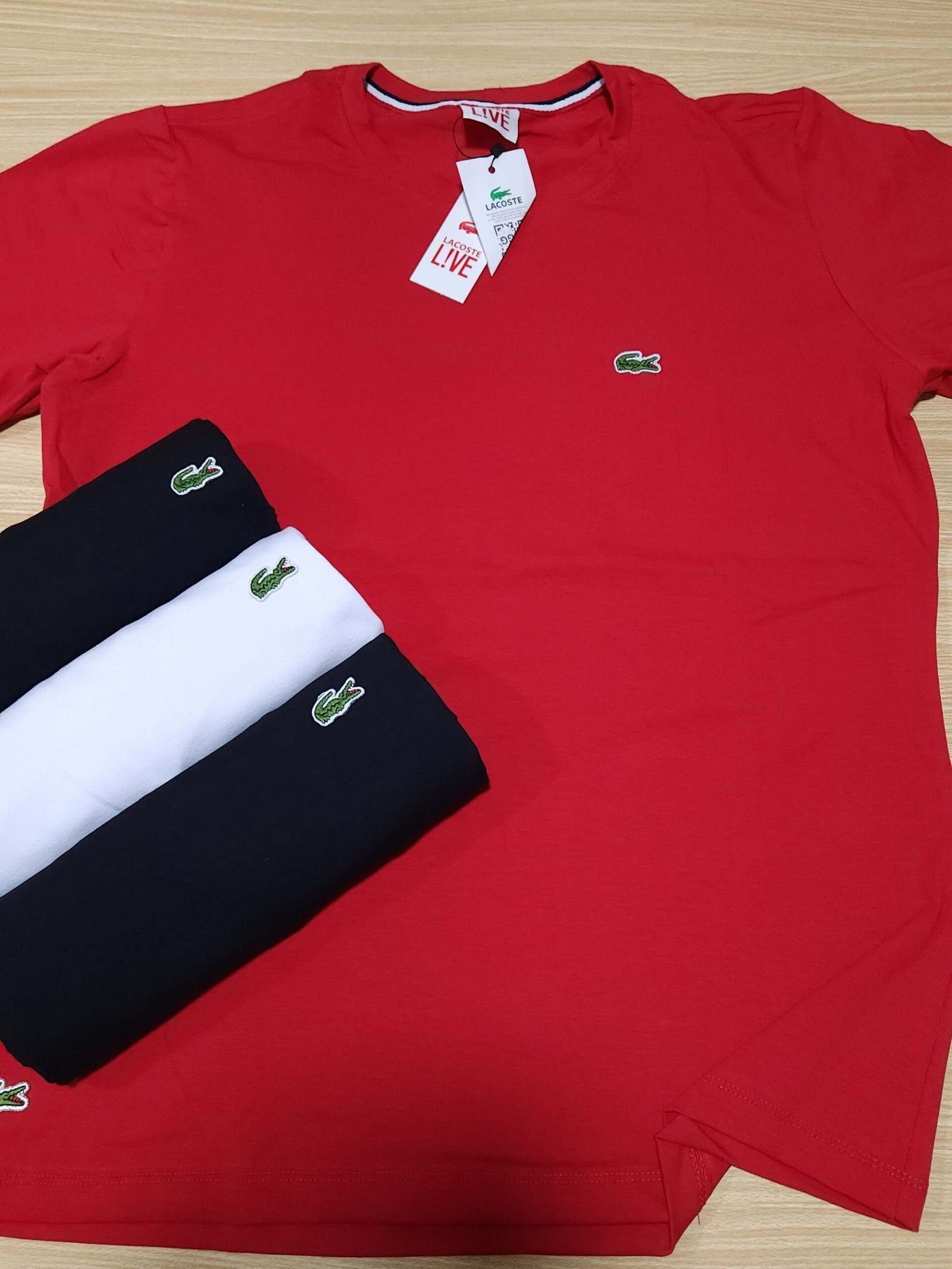 Camisa Lacoste GG Peruana 40.1 com Elastano Preta Camisa Lacoste GG Peruana 40.1 com Elastano Preta