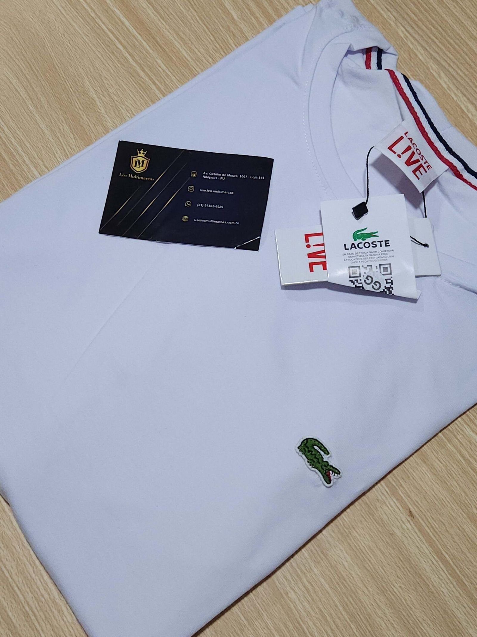 Camisa Lacoste GG Peruana 40.1 com Elastano Preta Camisa Lacoste GG Peruana 40.1 com Elastano Preta