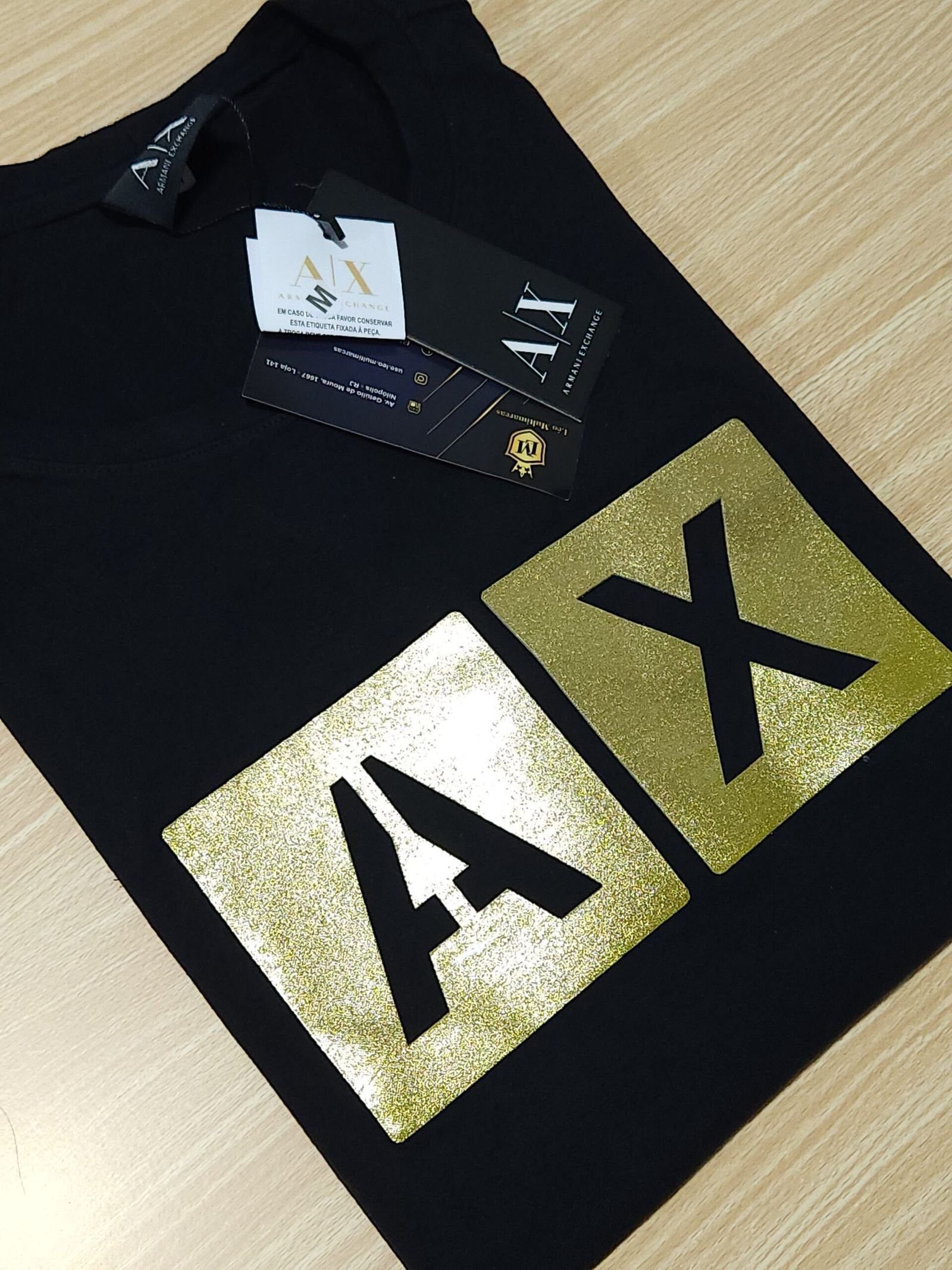 Camisa Empório Armani M Peruana 40.1 com Elastano Camisa Empório Armani M Peruana 40.1 com Elastano