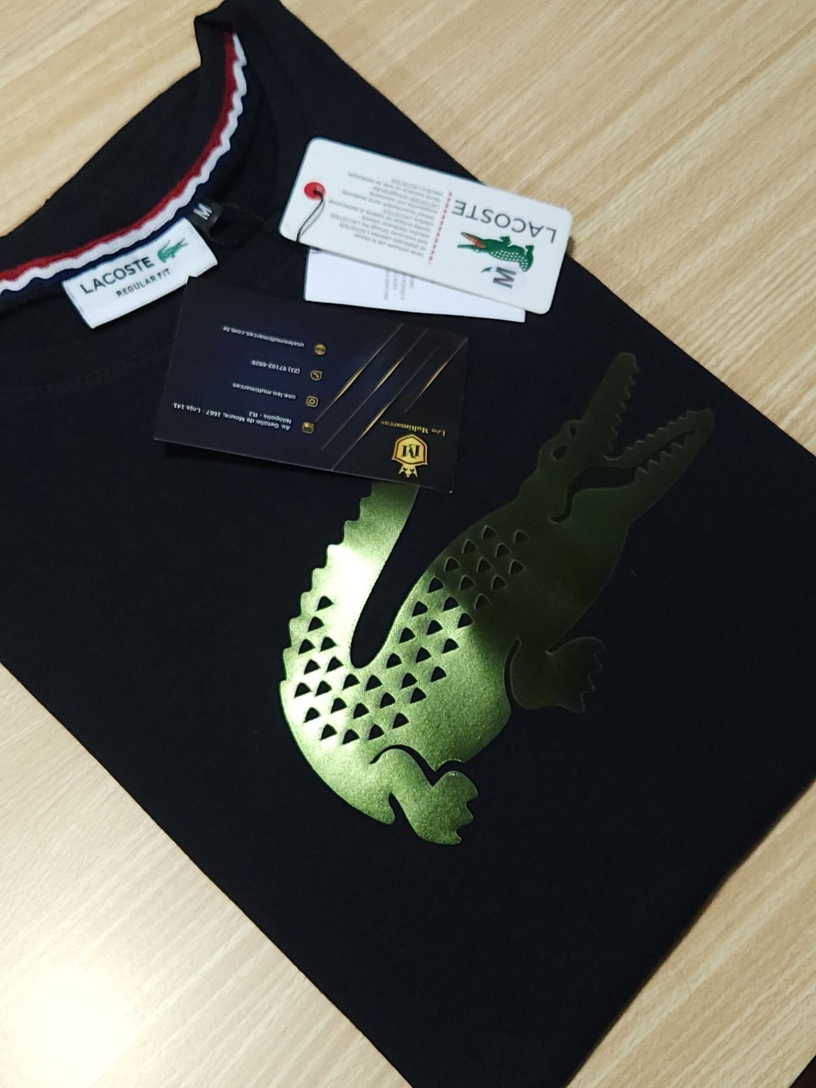 Camisa Lacoste M Peruana 40.1 com Elastano Camisa Lacoste M Peruana 40.1 com Elastano