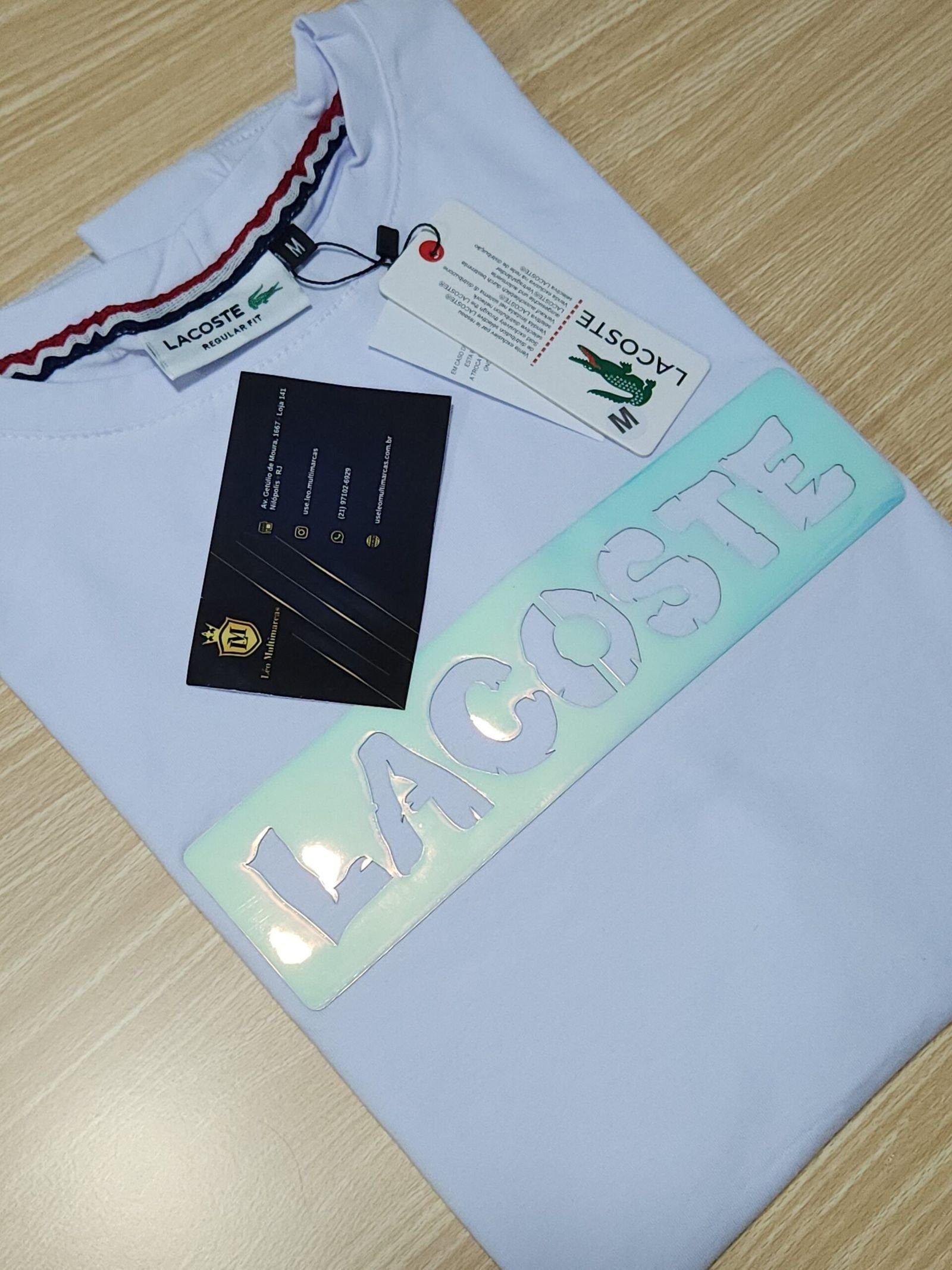 Camisa Lacoste M Peruana 40.1 com Elastano Camisa Lacoste M Peruana 40.1 com Elastano