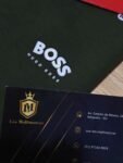 Camisa Hugo Boss M Peruana 40.1 com Elastano