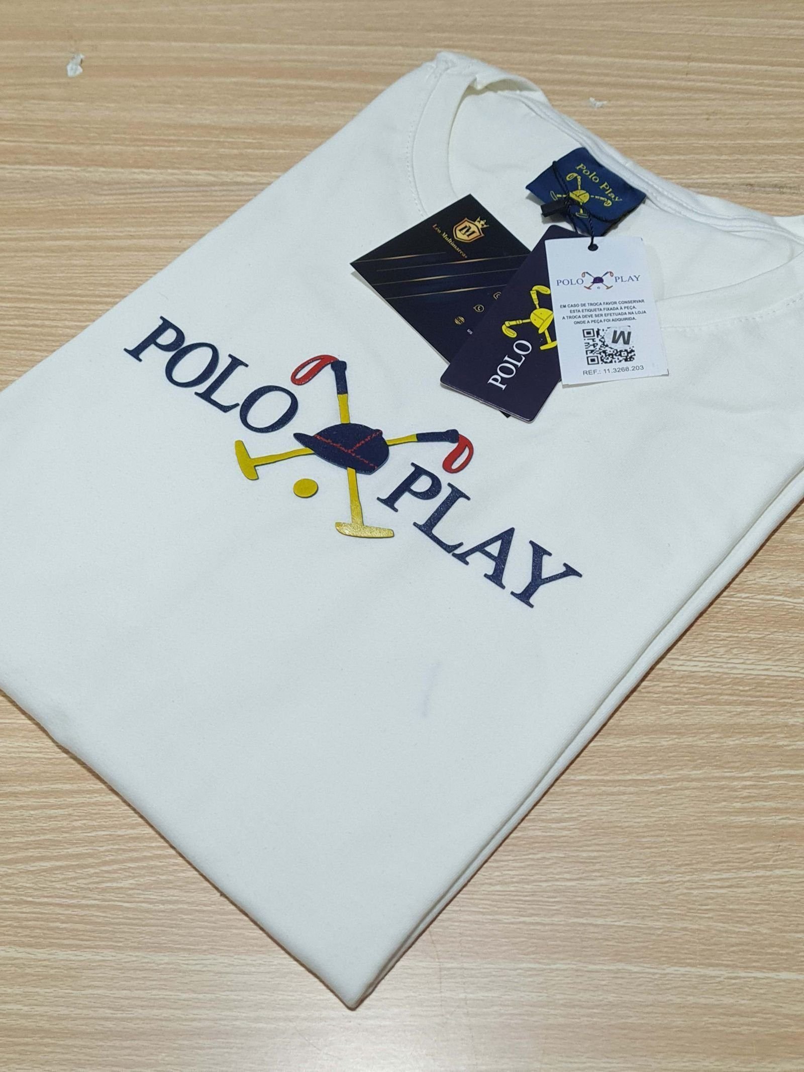 Camisa Polo Play M Peruana 40.1 com Elastano Camisa Polo Play M Peruana 40.1 com Elastano