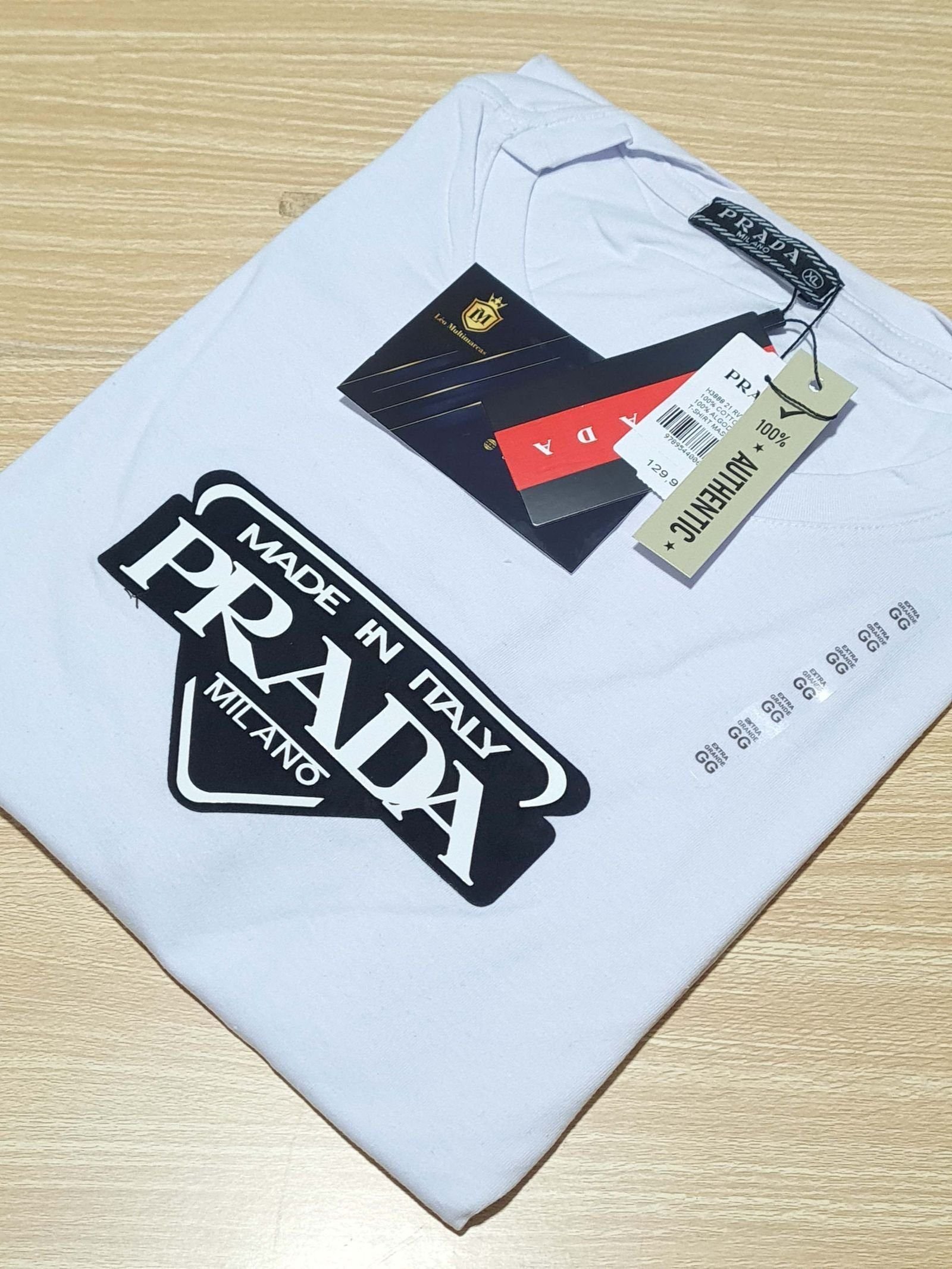 Camisa Prada GG Peruana 40.1 com Elastano Camisa Prada GG Peruana 40.1 com Elastano