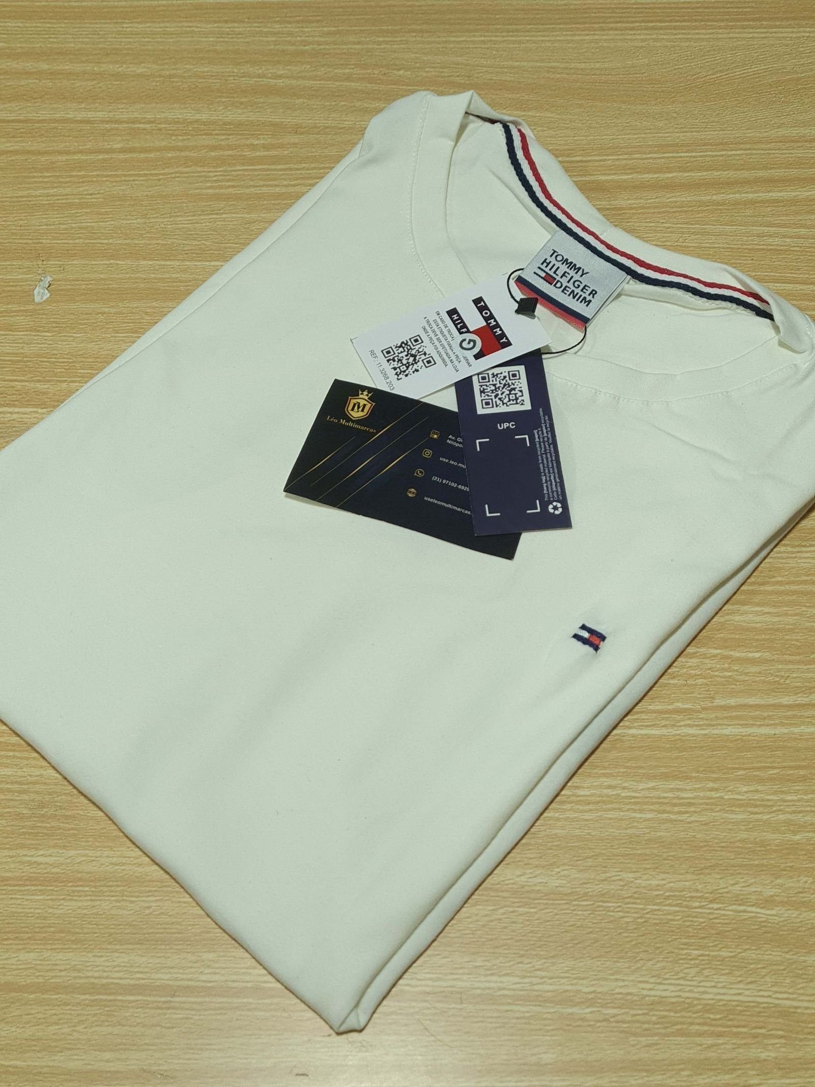 Camisa Tommy Hilfiger G Peruana 40.1 com Elastano Camisa Tommy Hilfiger G Peruana 40.1 com Elastano