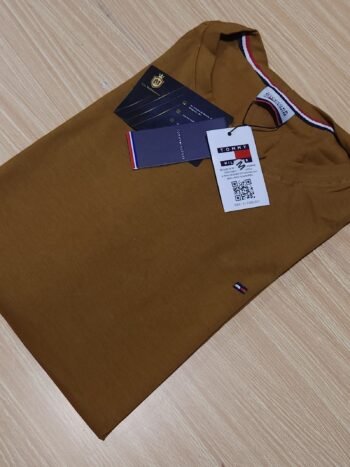 Camisa Tommy Hilfiger M Peruana 40.1 com Elastano