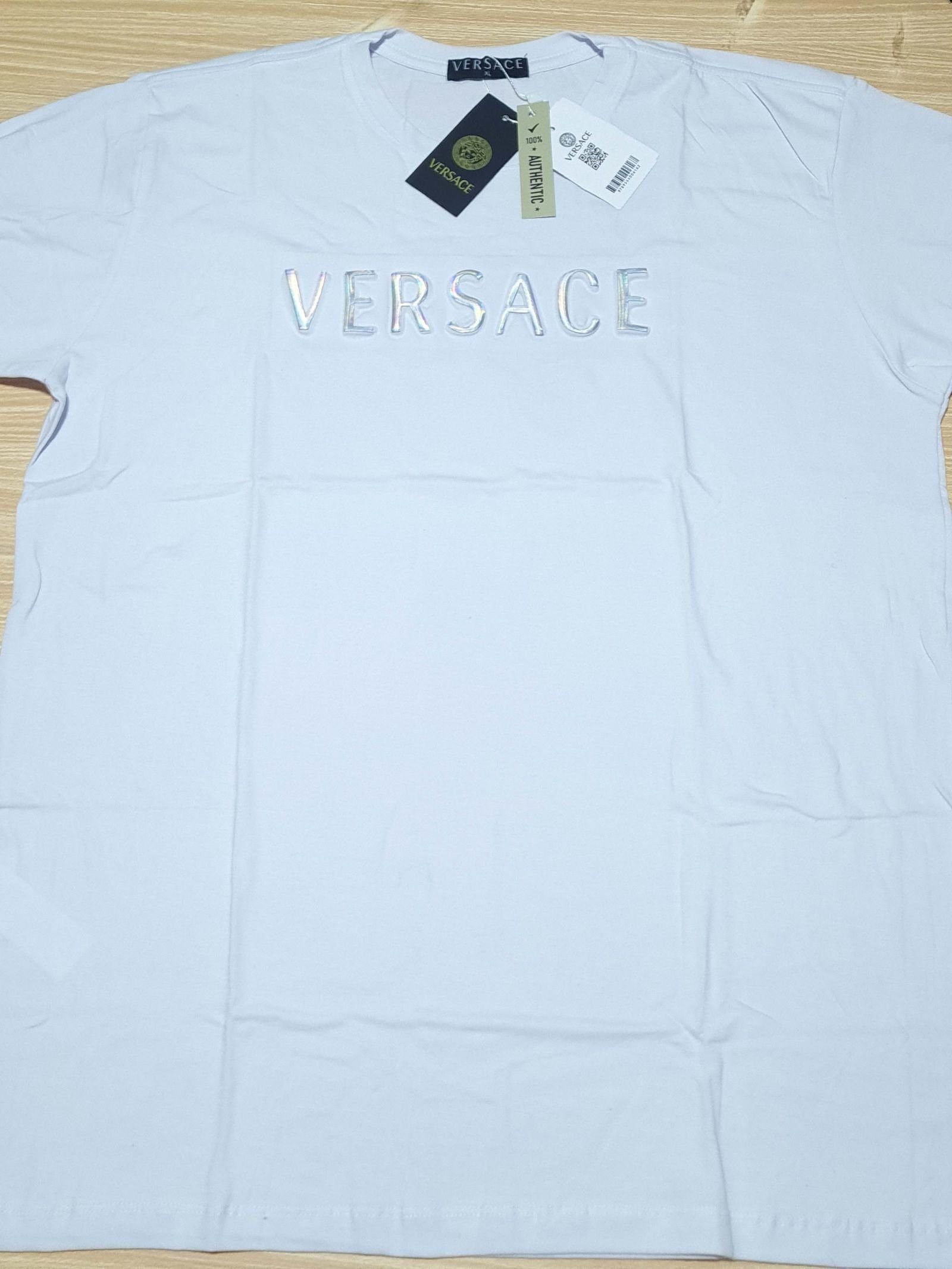 Camisa Versace GG Peruana 40.1 com Elastano