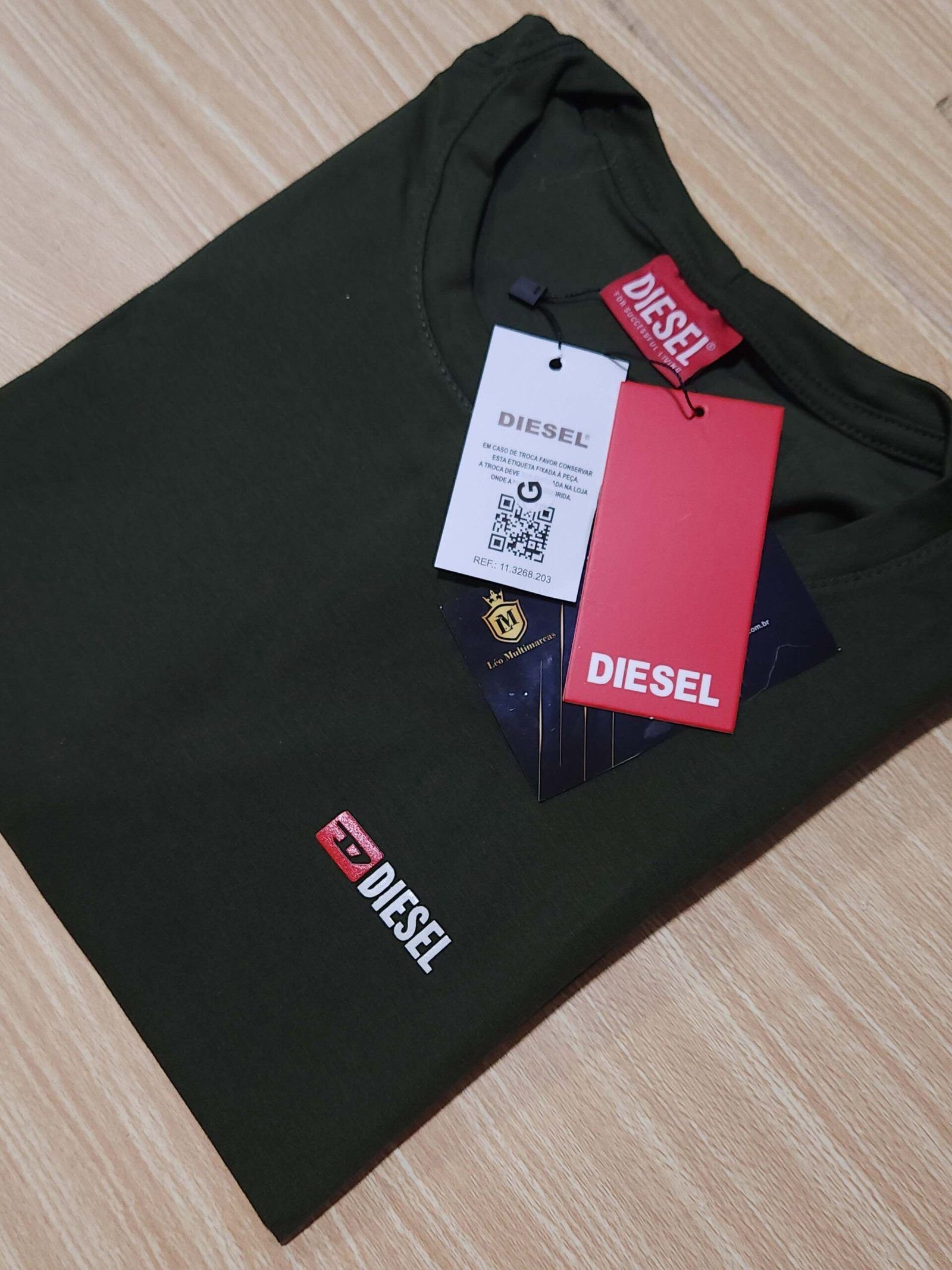 Camisa Diesel G Peruana Masculina com Elastano Camisa Diesel G Peruana Masculina com Elastano