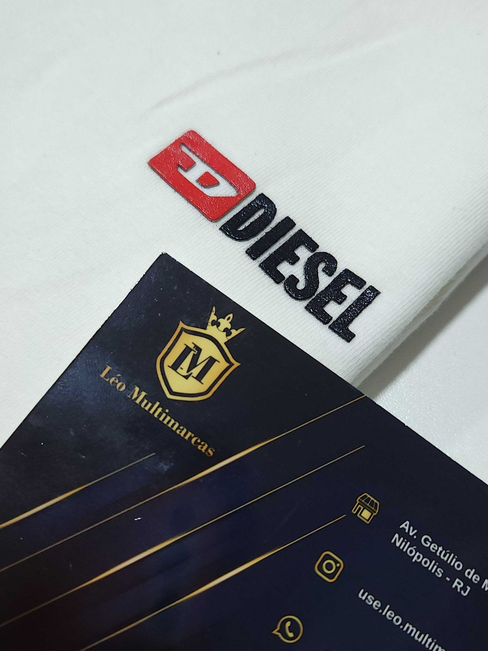 Camisa Diesel GG Peruana Masculina com Elastano Camisa Diesel GG Peruana Masculina com Elastano