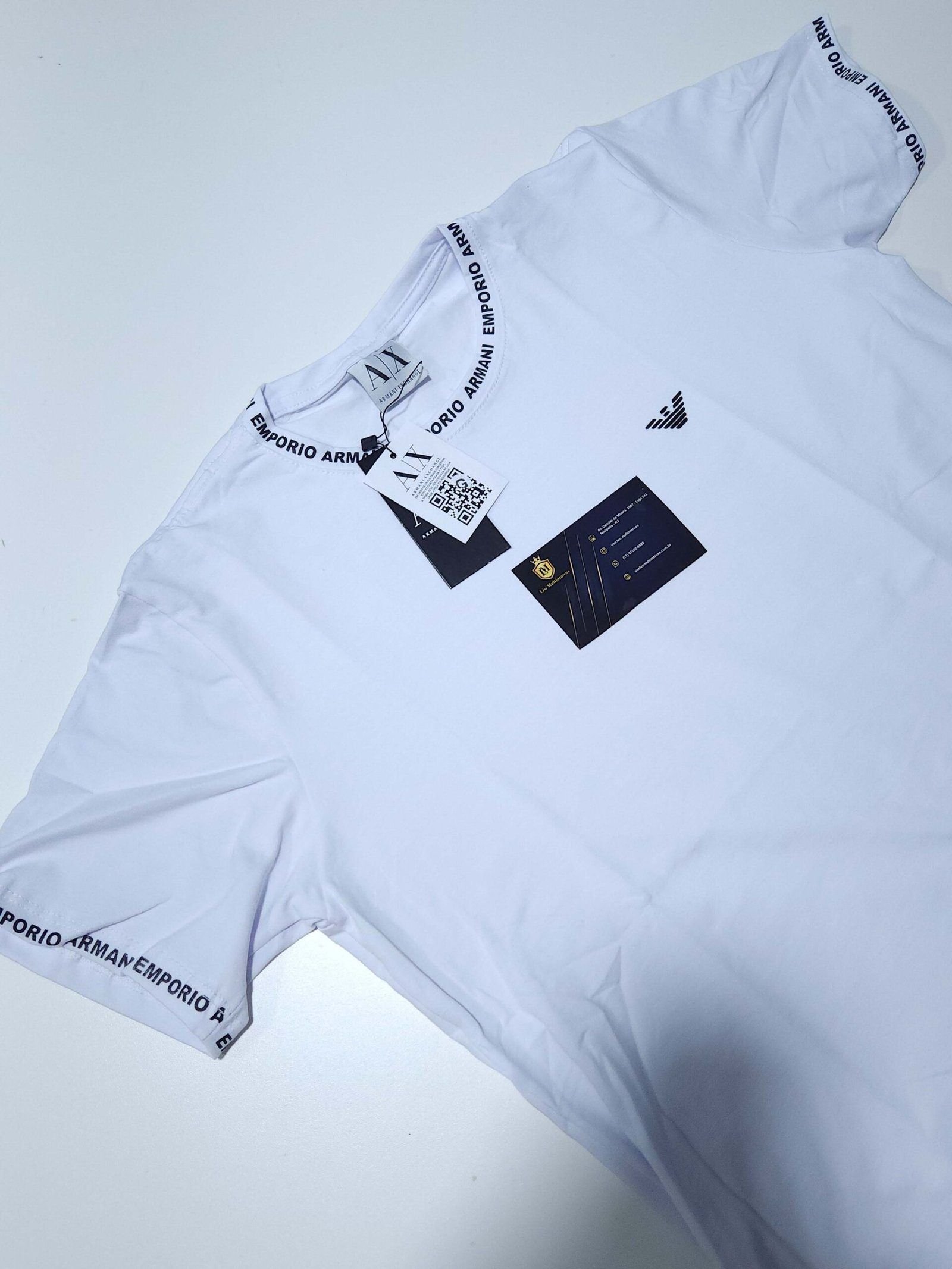 Camisa Empório Armani G Peruana 40.1 com Elastano Camisa Empório Armani G Peruana 40.1 com Elastano