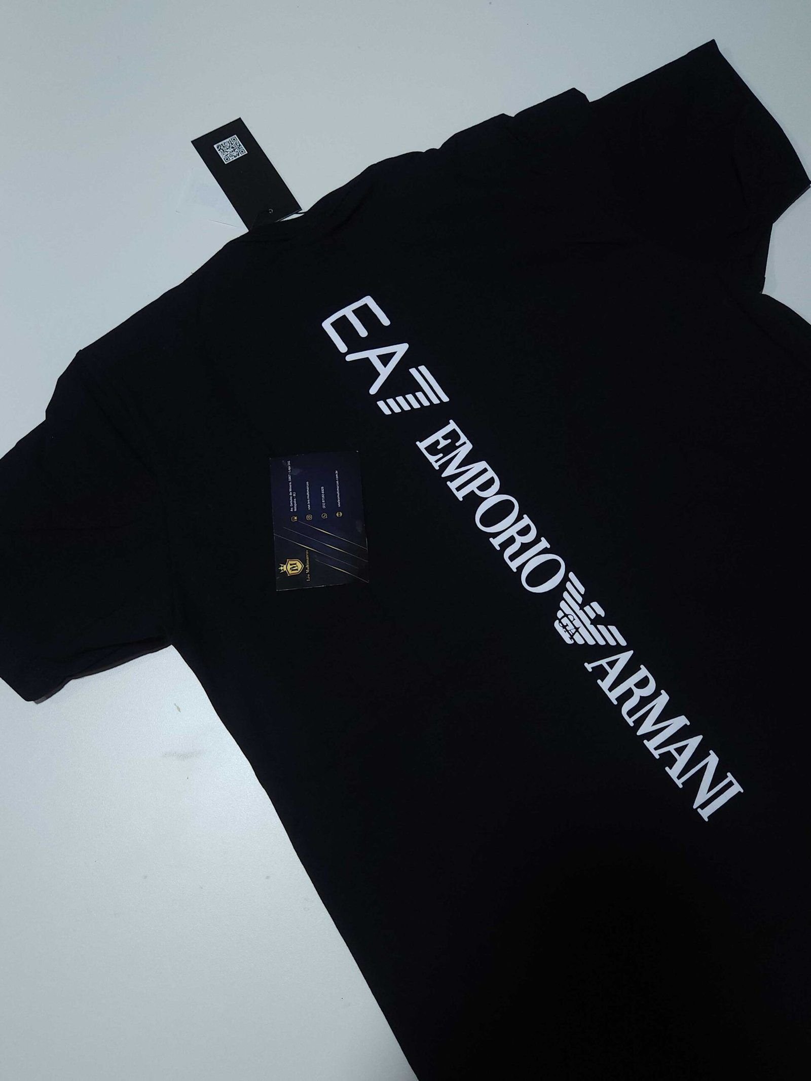 Camisa Empório Armani GG Peruana 40.1 com Elastano Camisa Empório Armani GG Peruana 40.1 com Elastano