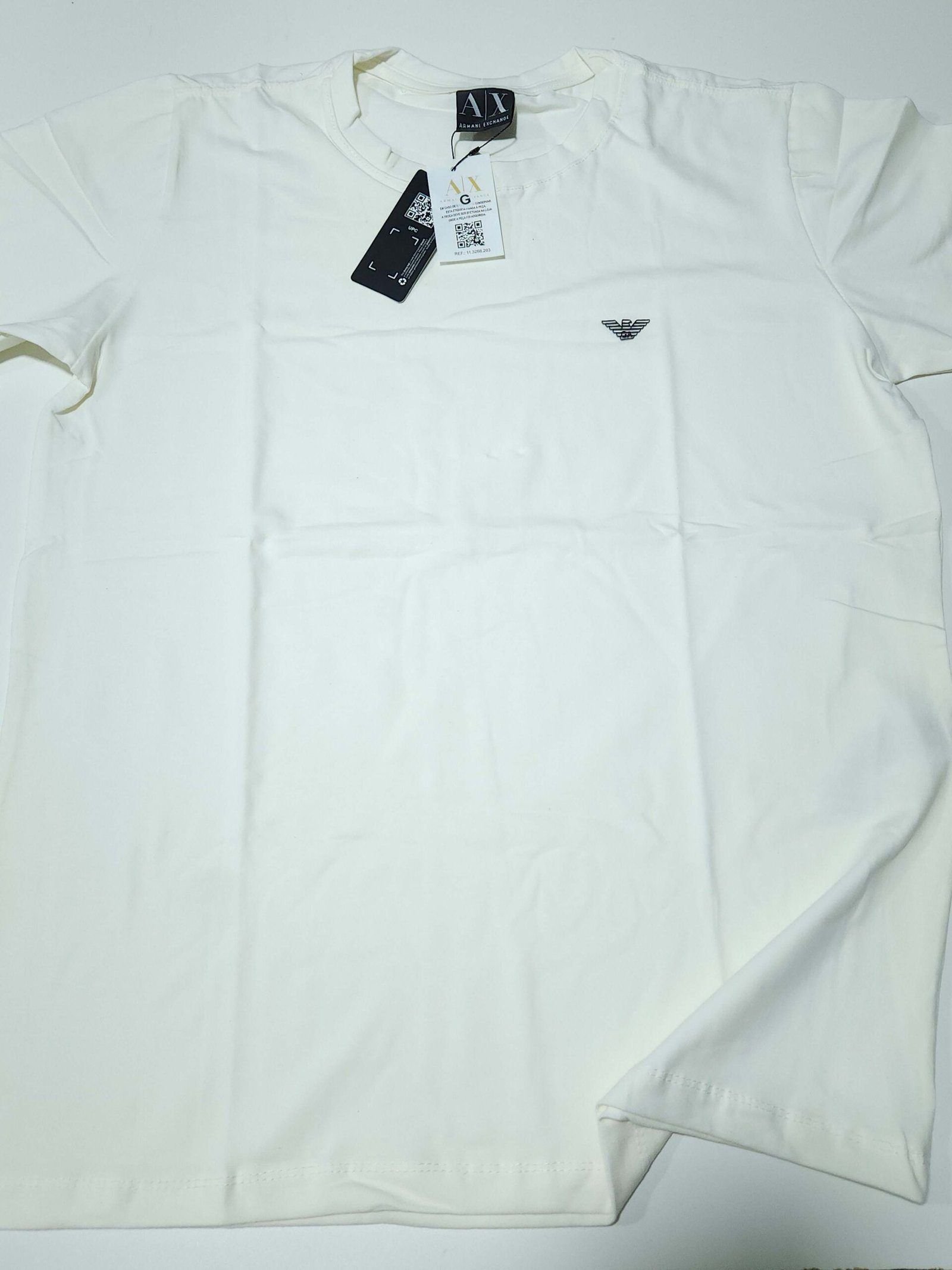 Camisa Empório Armani M Peruana 40.1 com Elastano Camisa Empório Armani M Peruana 40.1 com Elastano