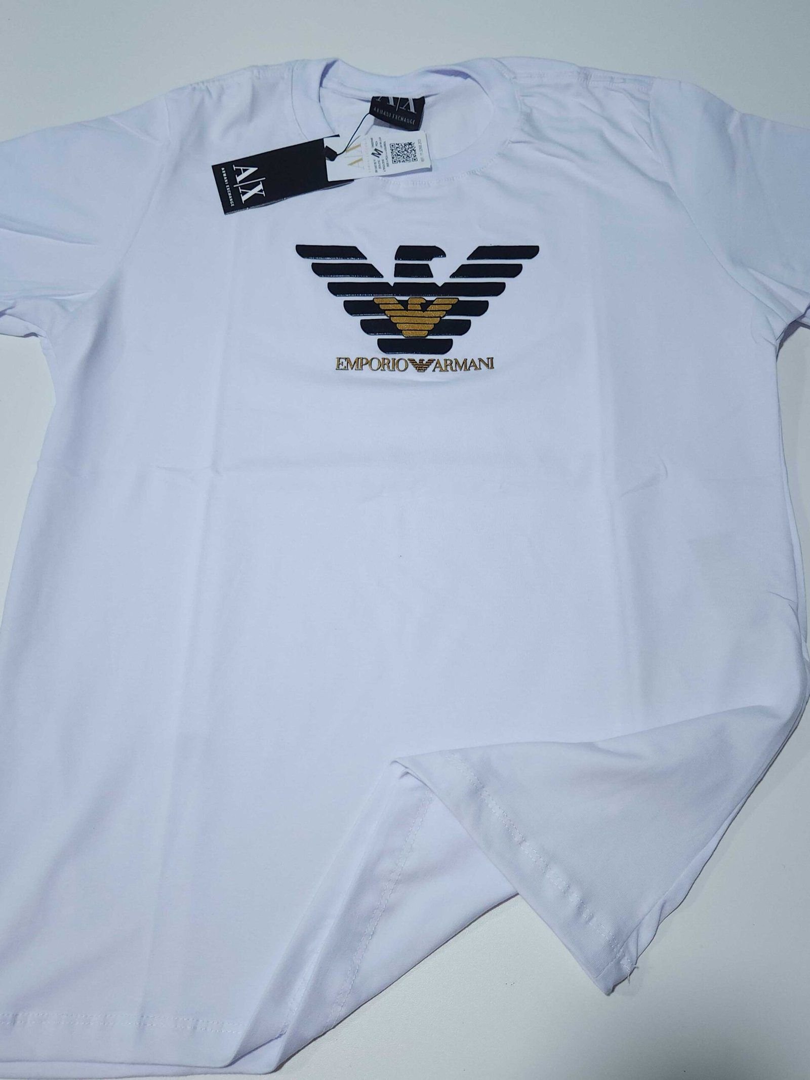 Camisa Empório Armani M Peruana 40.1 com Elastano Camisa Empório Armani M Peruana 40.1 com Elastano