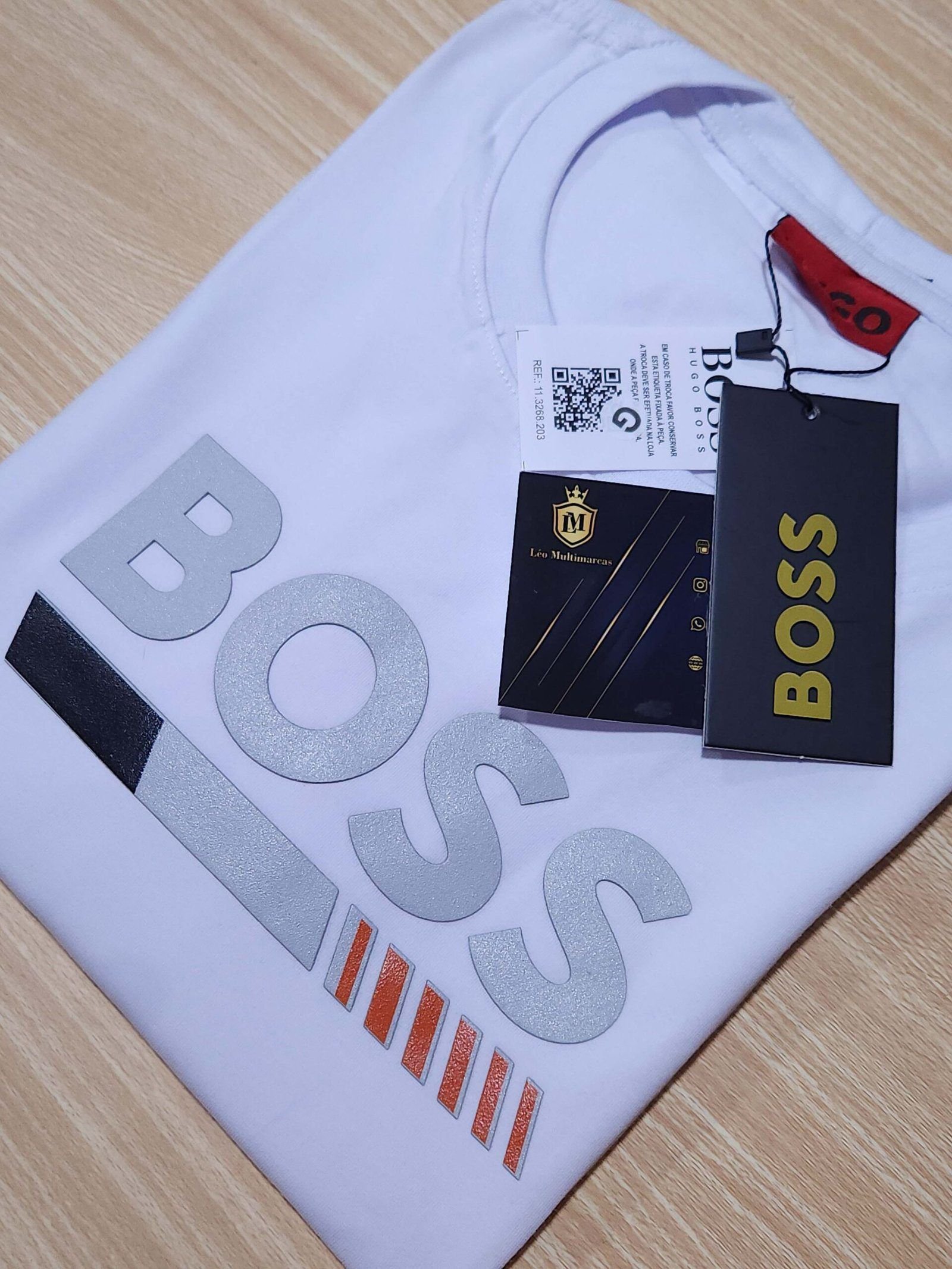 Camisa Hugo Boss G Peruana com Elastano Masculina Camisa Hugo Boss G Peruana com Elastano Masculina