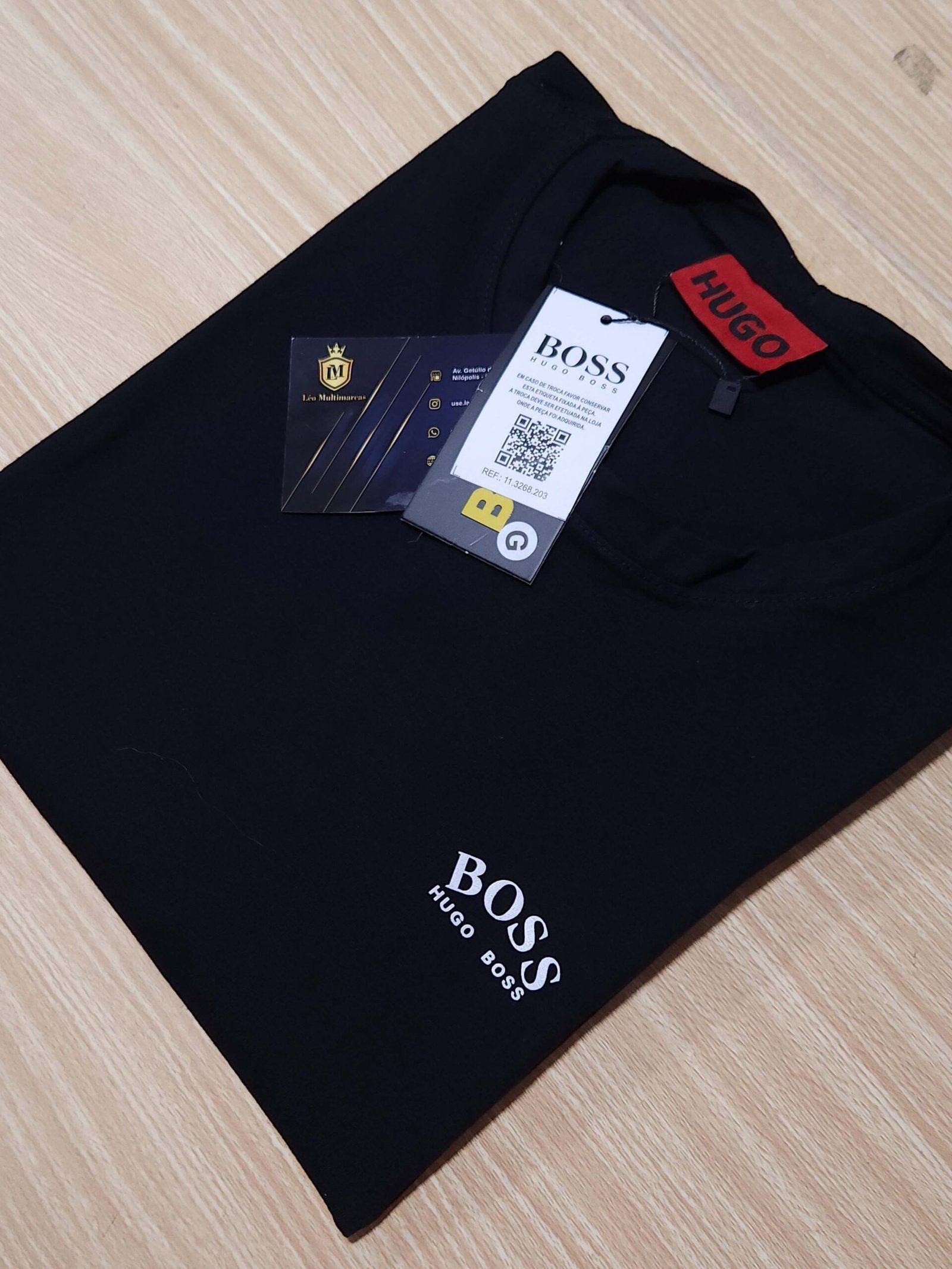Camisa Hugo Boss G Peruana com Elastano Masculina Camisa Hugo Boss G Peruana com Elastano Masculina