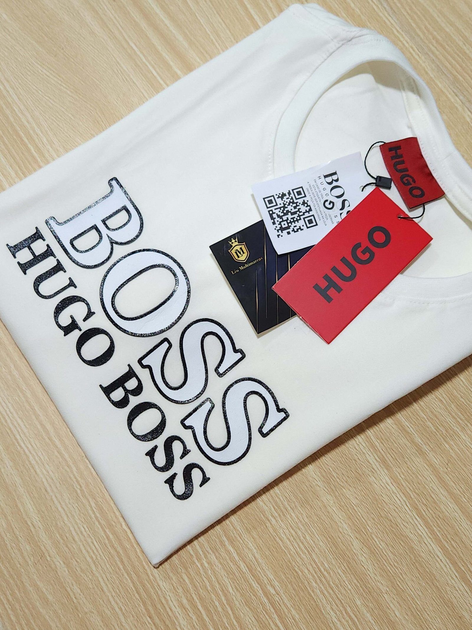 Camisa Hugo Boss G Peruana com Elastano Masculina Camisa Hugo Boss G Peruana com Elastano Masculina