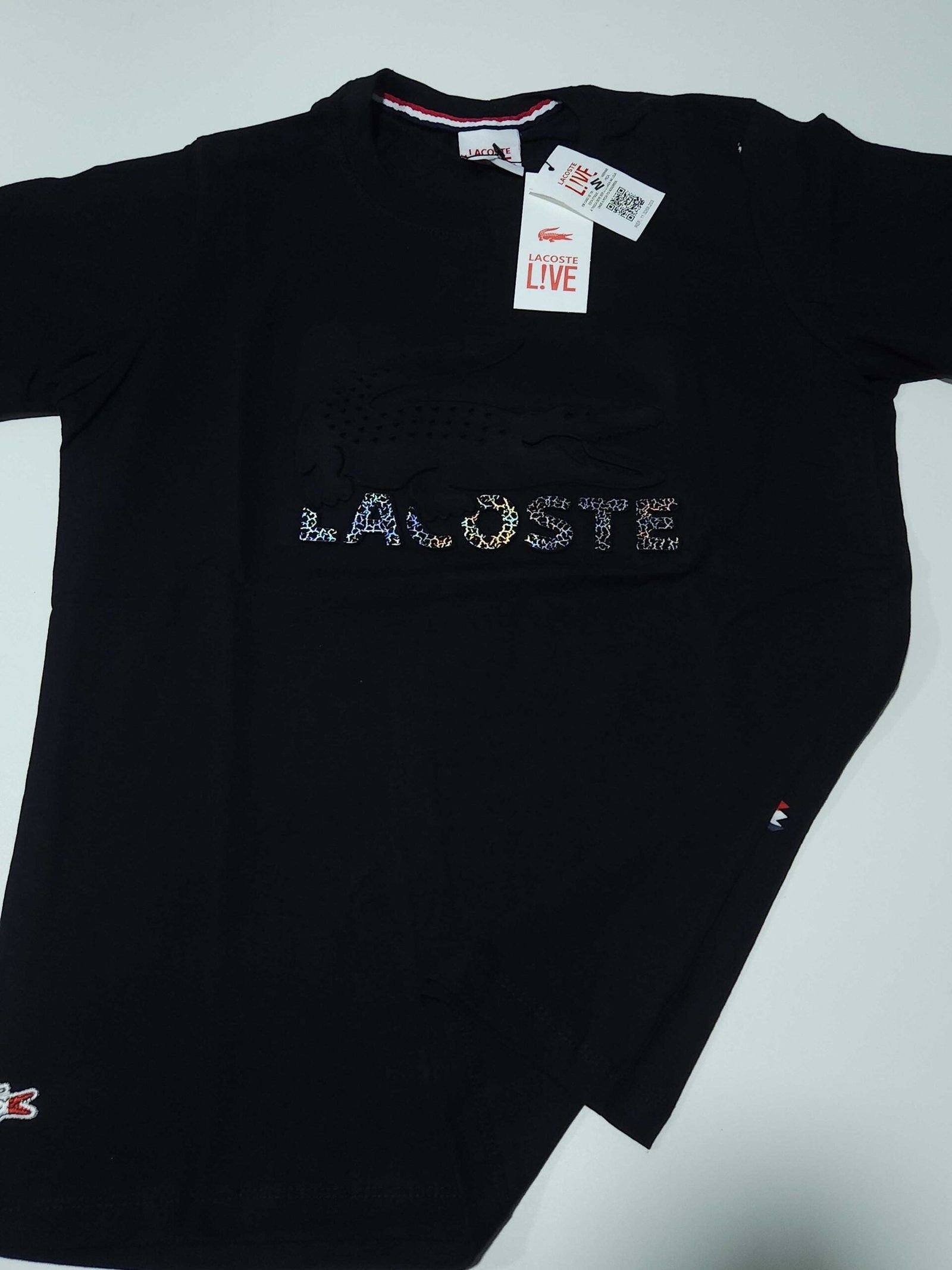 Camisa Lacoste GG Peruana com Elastano Masculina Camisa Lacoste GG Peruana com Elastano Masculina