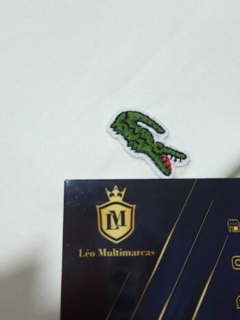 Camisa Lacoste M Peruana com Elastano Masculina