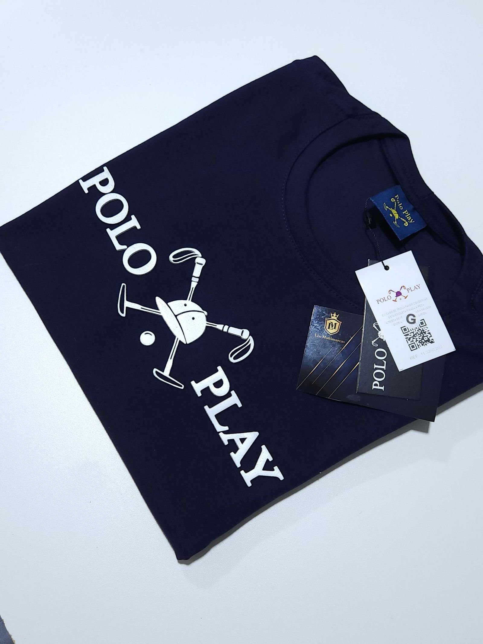 Camisa Polo Play GG Peruana Masculina com Elastano Camisa Polo Play GG Peruana Masculina com Elastano