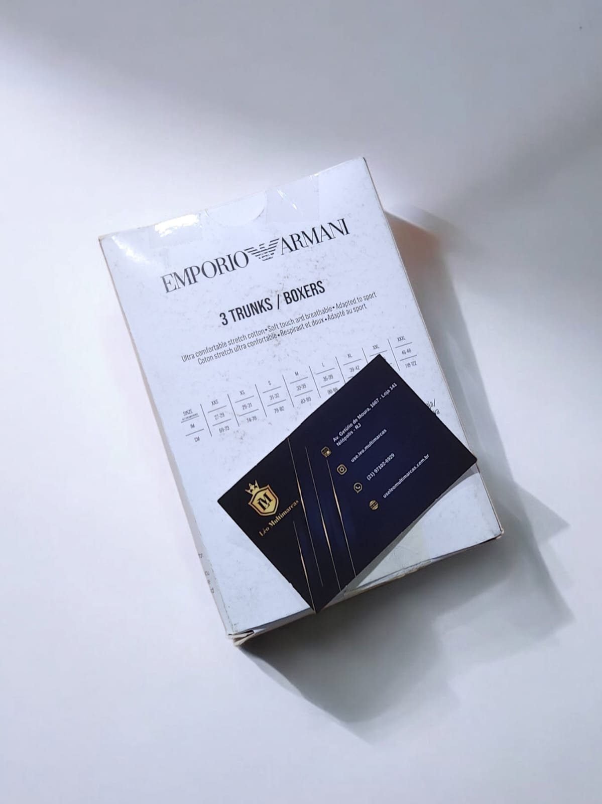 Cueca Empório Armani GG Masculina Cueca Empório Armani GG Masculina